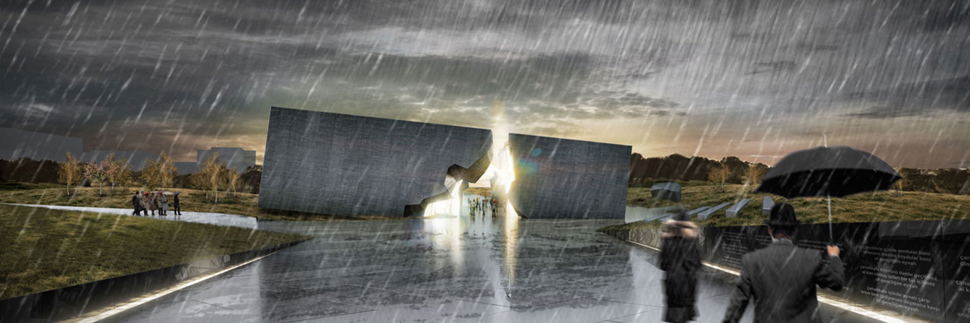 İpek Baycan Architects - Çanakkale War Research Center Competition Project (Honorable Mention Prize)