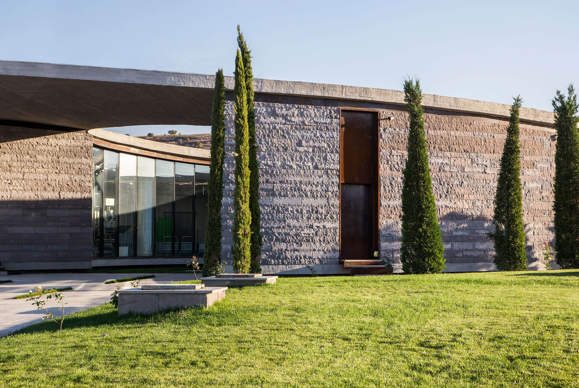 İpek Baycan Architects - Dairy Factory Museum - Stone Facade