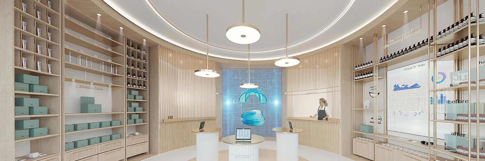 İpek Baycan Architects - Japan Dental Store Design for Invisalign