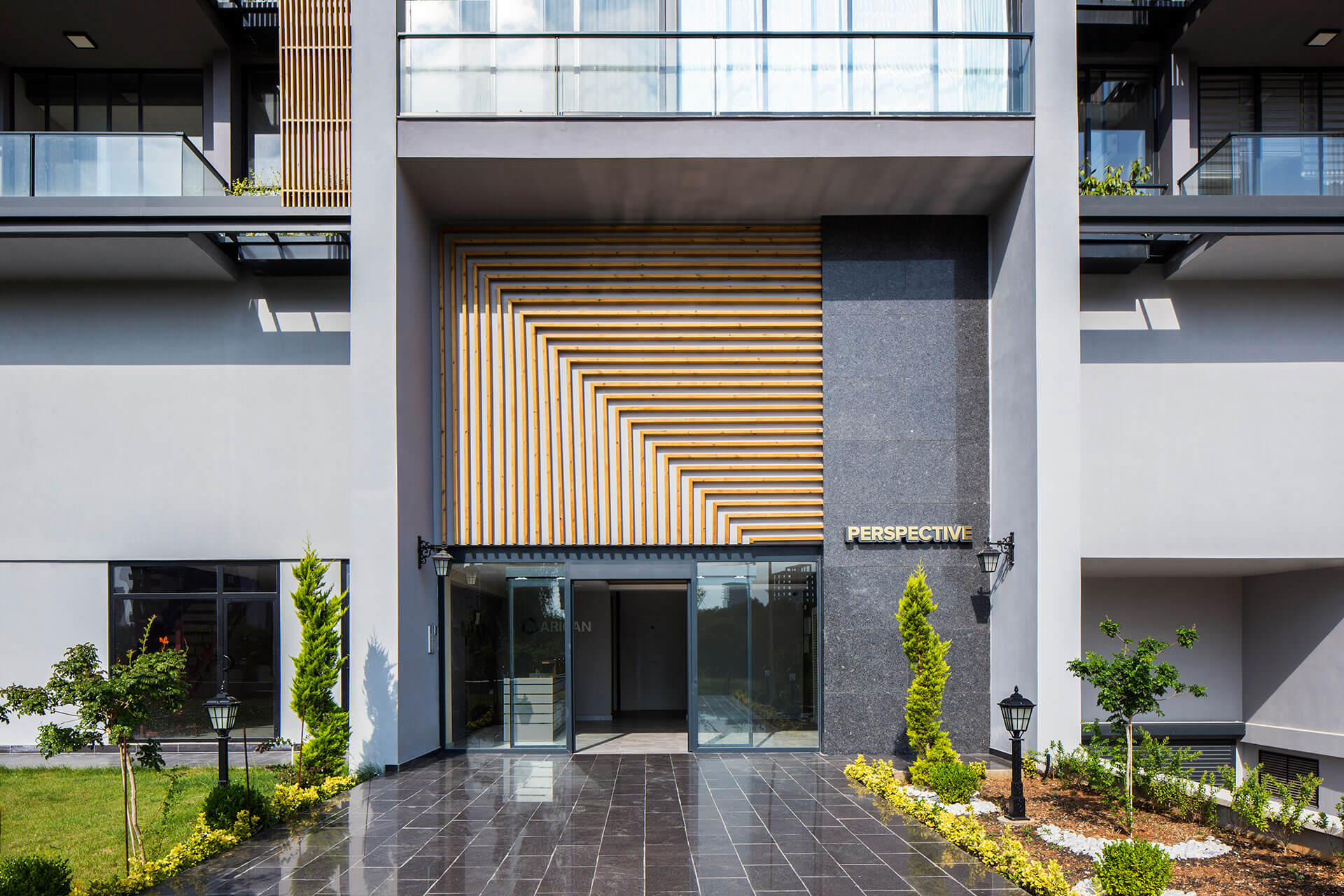 İpek Baycan Architects - Perspective Offices - Entrance / Landscape Design